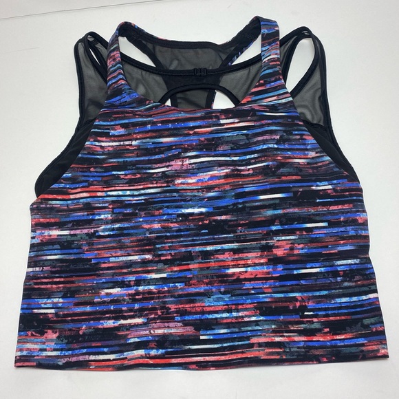 COPY - Lululemon Break Free Tank Nulux
Hinshu Alpine White Multi / Black! Size 4 - Picture 6 of 16